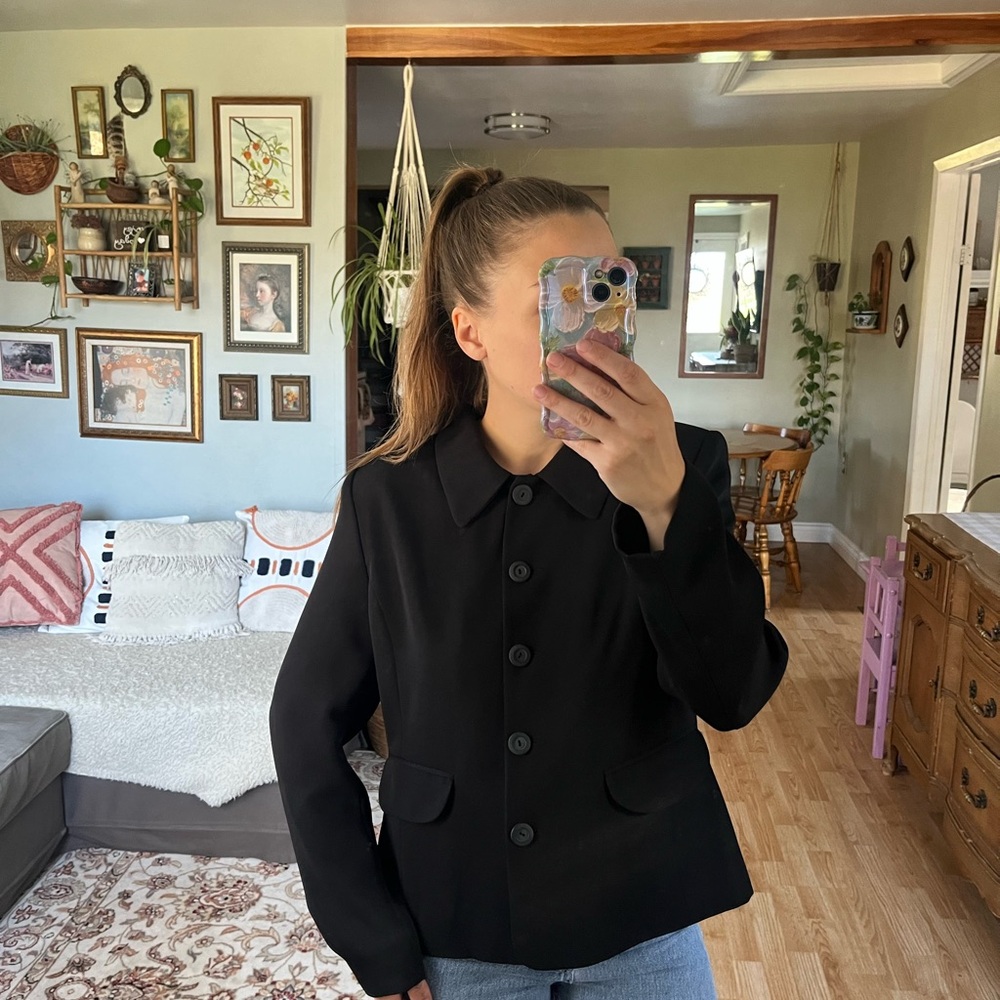 Vintage Black Women's work Blazer